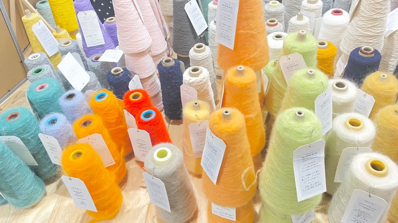 【vlog】編み物POPUP🧶ITORICOT🧵購入品🎀