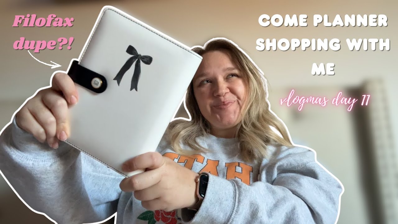becoming a filofax girlie?! | vlogmas day 11