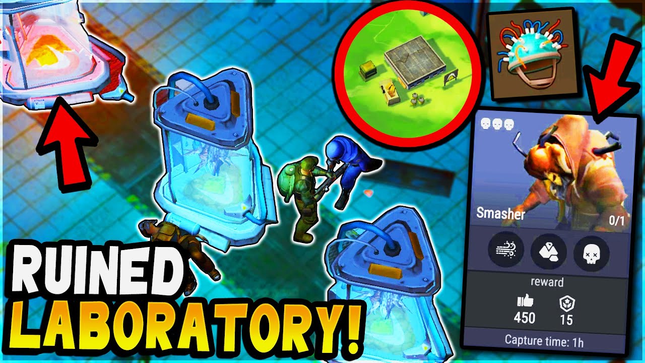 *NEW* RUINED LABORATORY + Smasher Boss (craziest loot in LDoE)- Last Day on Earth Survival Season 10