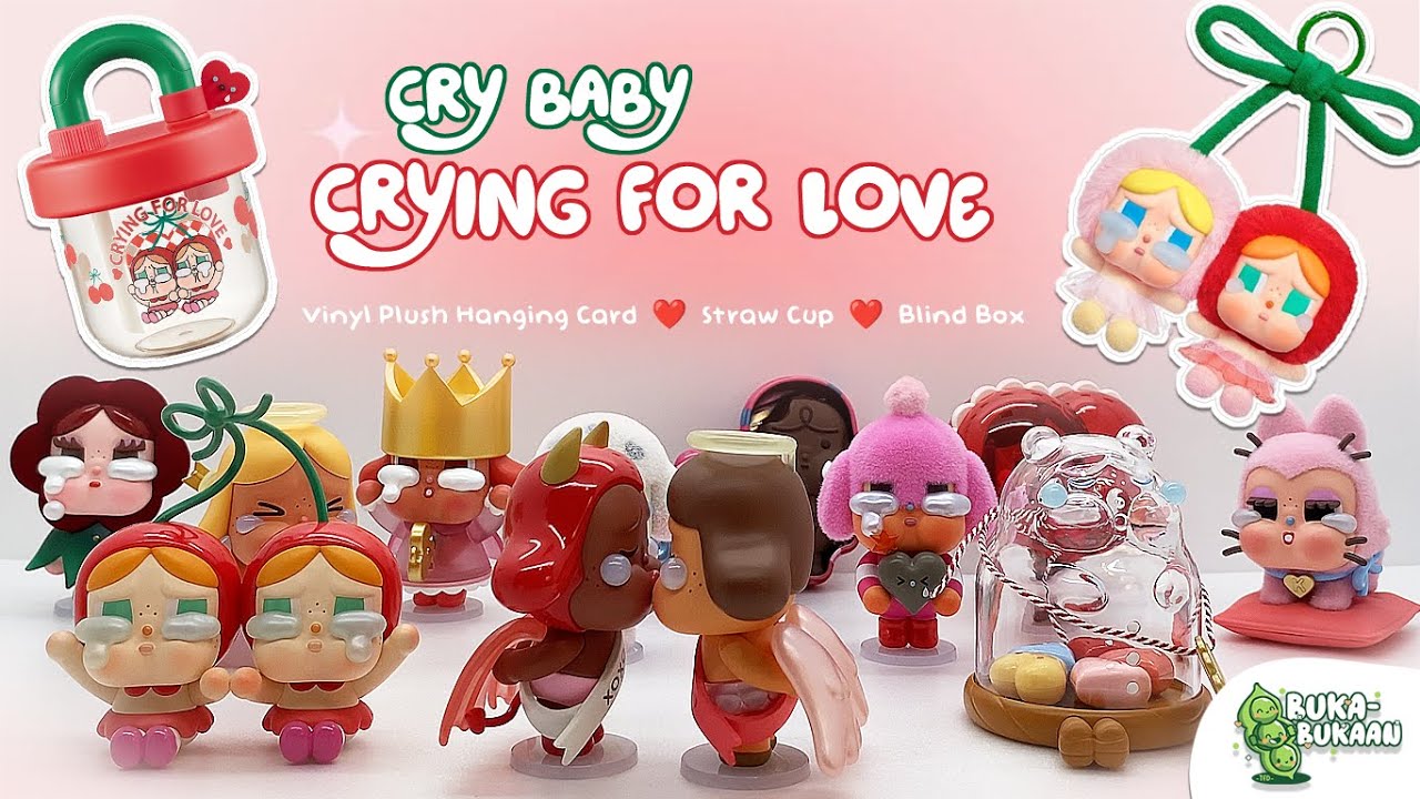 Unboxing Popmart Cry Baby - Crying for Love Series! 🍒
