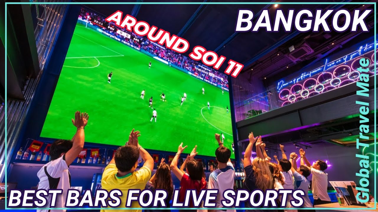 BANGKOK Best Sports Bars to watch All Sporst Including World Series 🇹🇭 Thailand