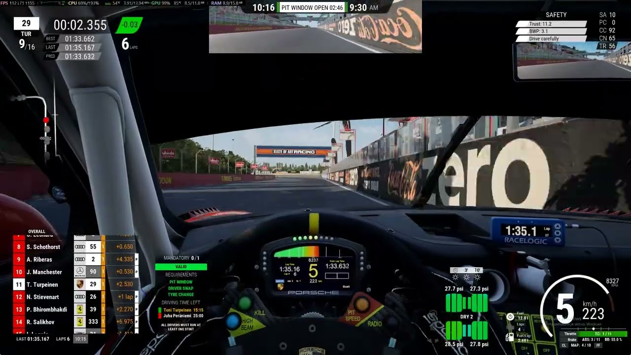 an almost decent lap around zolder
