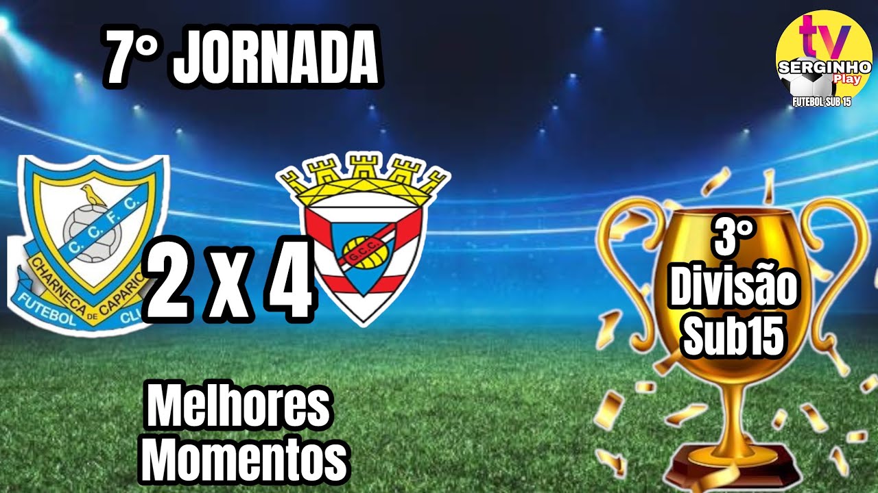 Charneca x Corroios 7° RODADA (III Divisão) futebol sub15 