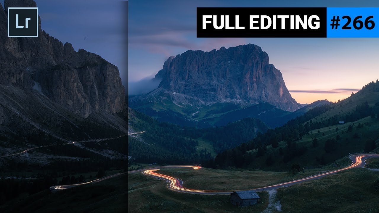 Editing a Car Light Trails Photo with Adobe Lightroom Classic | QE #266