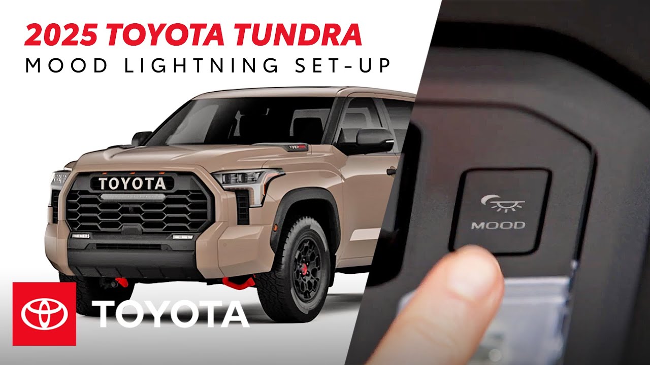 2025 Toyota Tundra: Adjust Interior Ambient Lighting in Select Grades | Toyota Drive-Off Essentials