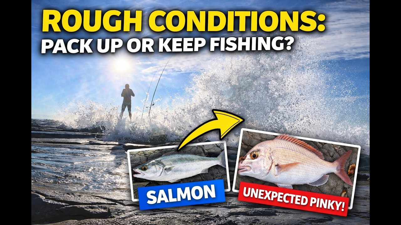 I Shouldn’t Have Fished Jump Rock in These Conditions… (Crazy Waves!)