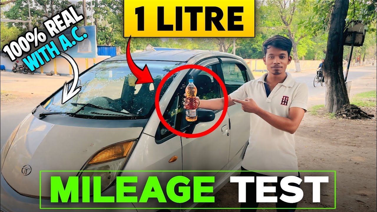 Shocking mileage 😯 of Tata Nano || 100 % real with full AC || Bablu Pandey