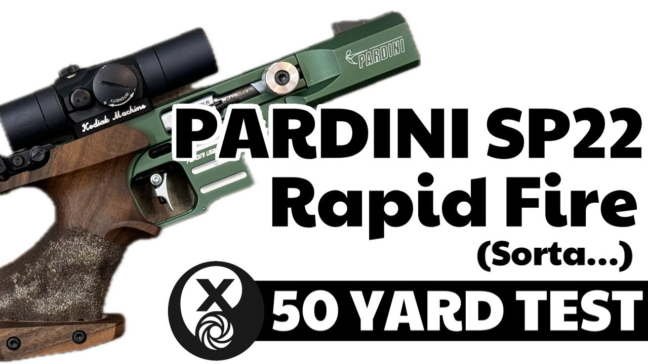 Pardini SP22 Rapid Fire &ndash; 50-Yard Test | Olympic-Grade Rimfire!