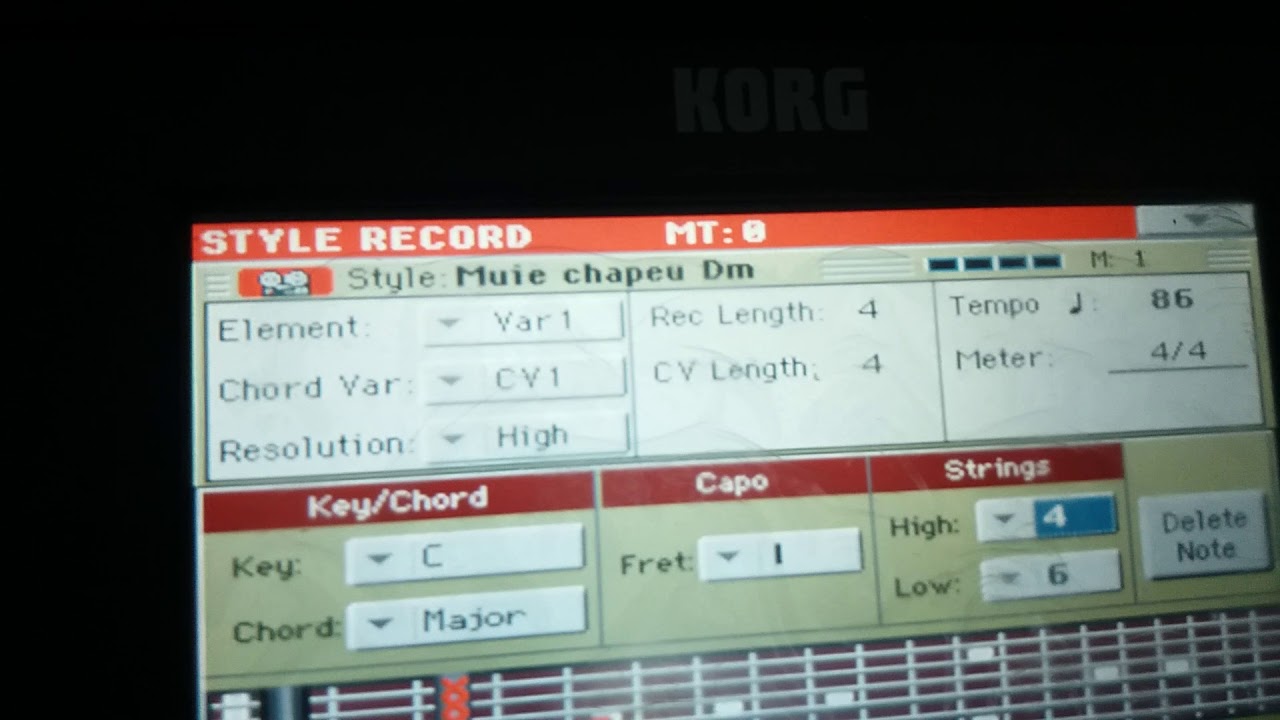 GUITAR MODE NO PA600