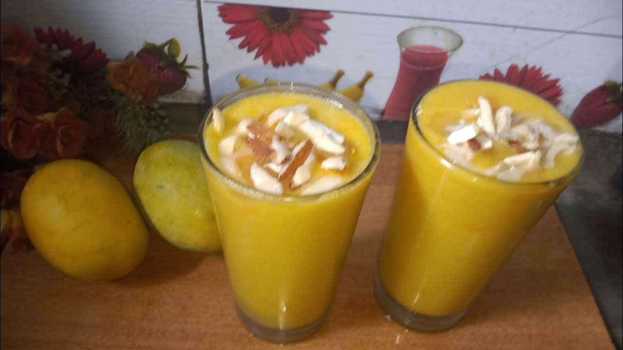 mango milkshake recipe// Delicious manng milkshk आसान तारिके से बनाएं मैगों मिल्कसेकम्