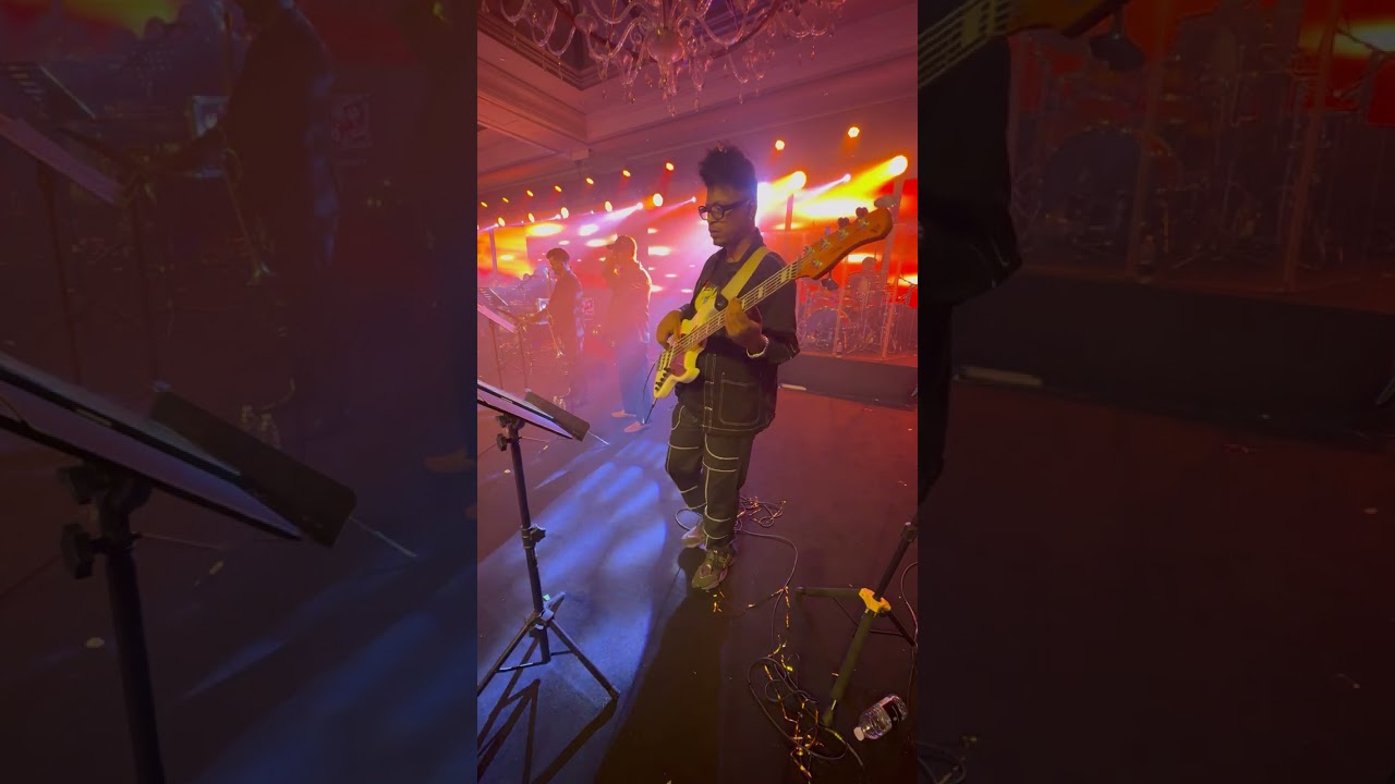 Banjara on stage Bass performance by Akashdeep Gogoi