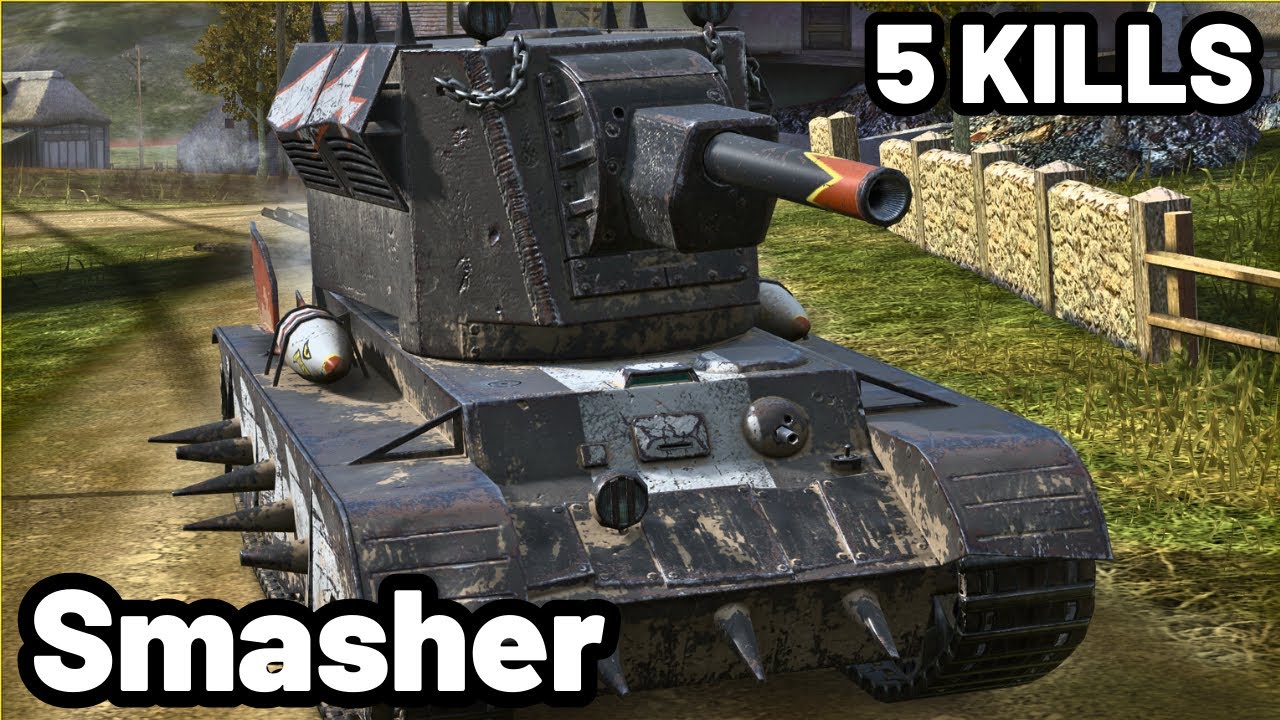 Smasher | 5.1K DAMAGE | 5 KILLS | WOT Blitz Pro Replays