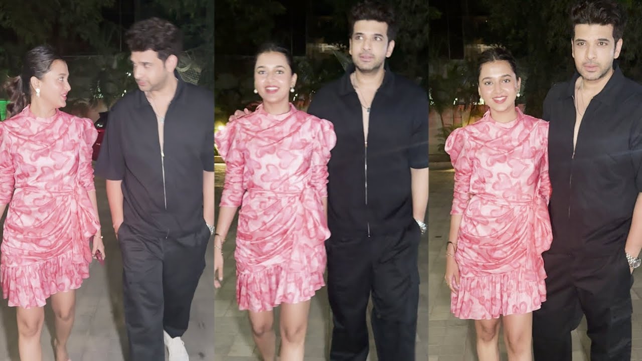 Trending Couple Karan Kundra With GF Tejasswi Prakash Spotted At Andheri