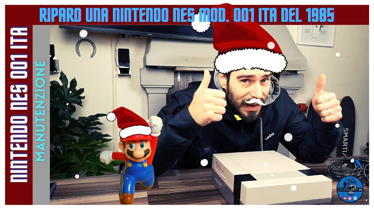 Come riparare una Nintendo NES Mod. 001 ITA del 1985 con LED lampeggiante | Quanti ricordi !