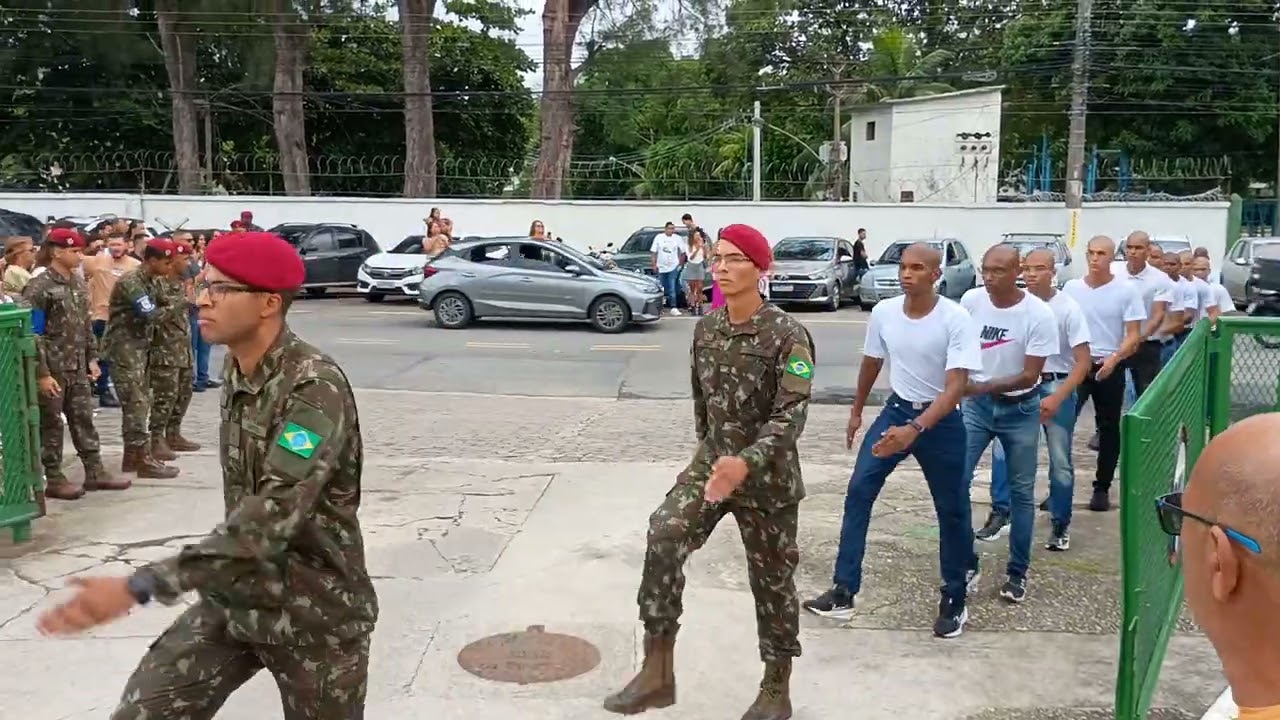  Incorporação dos recrutas 2026 centro de instrução paraquedista 