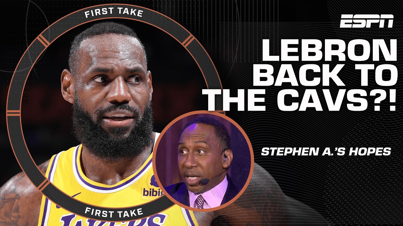 Stephen A. says LeBron should go back to Cleveland to win a championship 👀🏆 | First Take