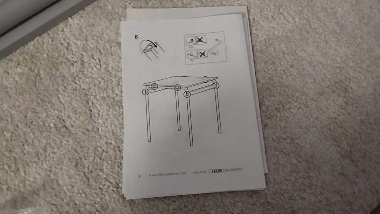 Ikea grasala masa kurulum #ikea #ikeaetkisi #ikeatour #diy