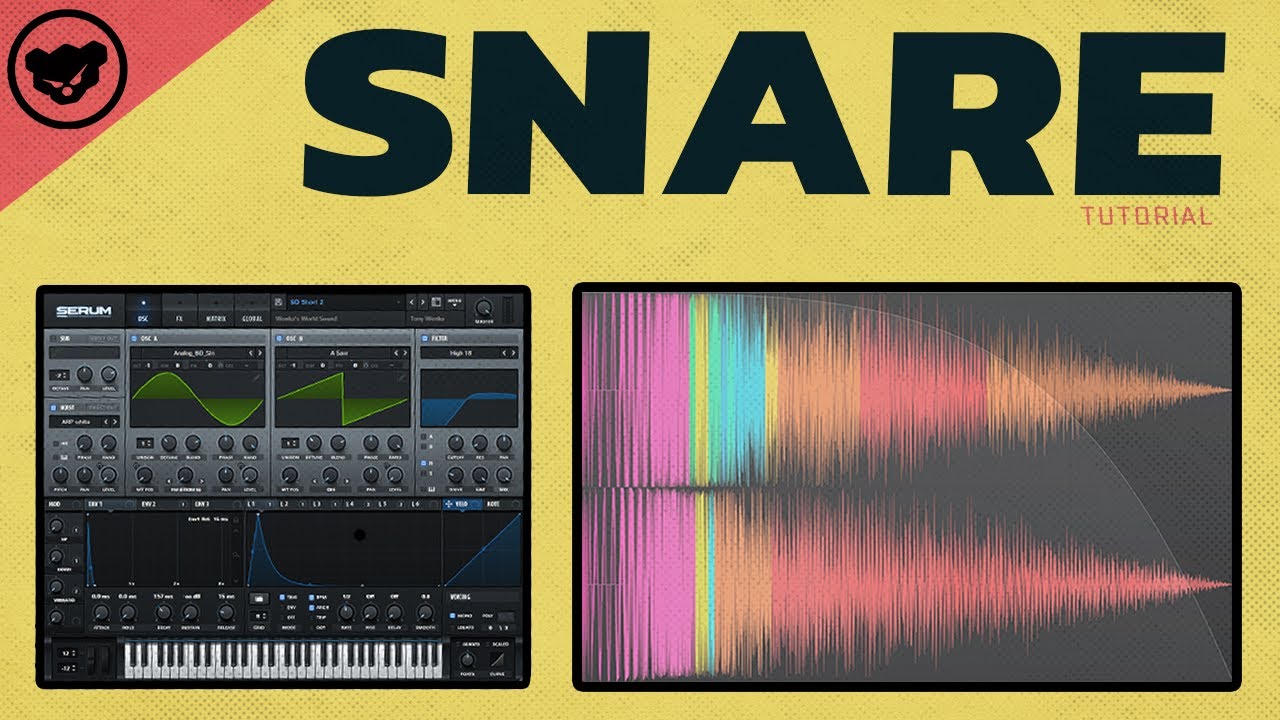 HOW TO: Snare 101 | Making Snares Using Serum & Addictive Drums | [TUTORIAL]