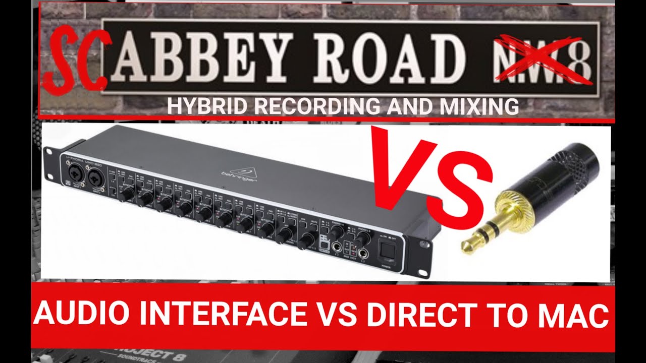 Behringer UMC 1820 Audio interface VS No audio interface???