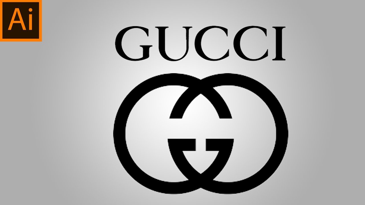 Gucci logo | adobe illustrator | easy for beginners