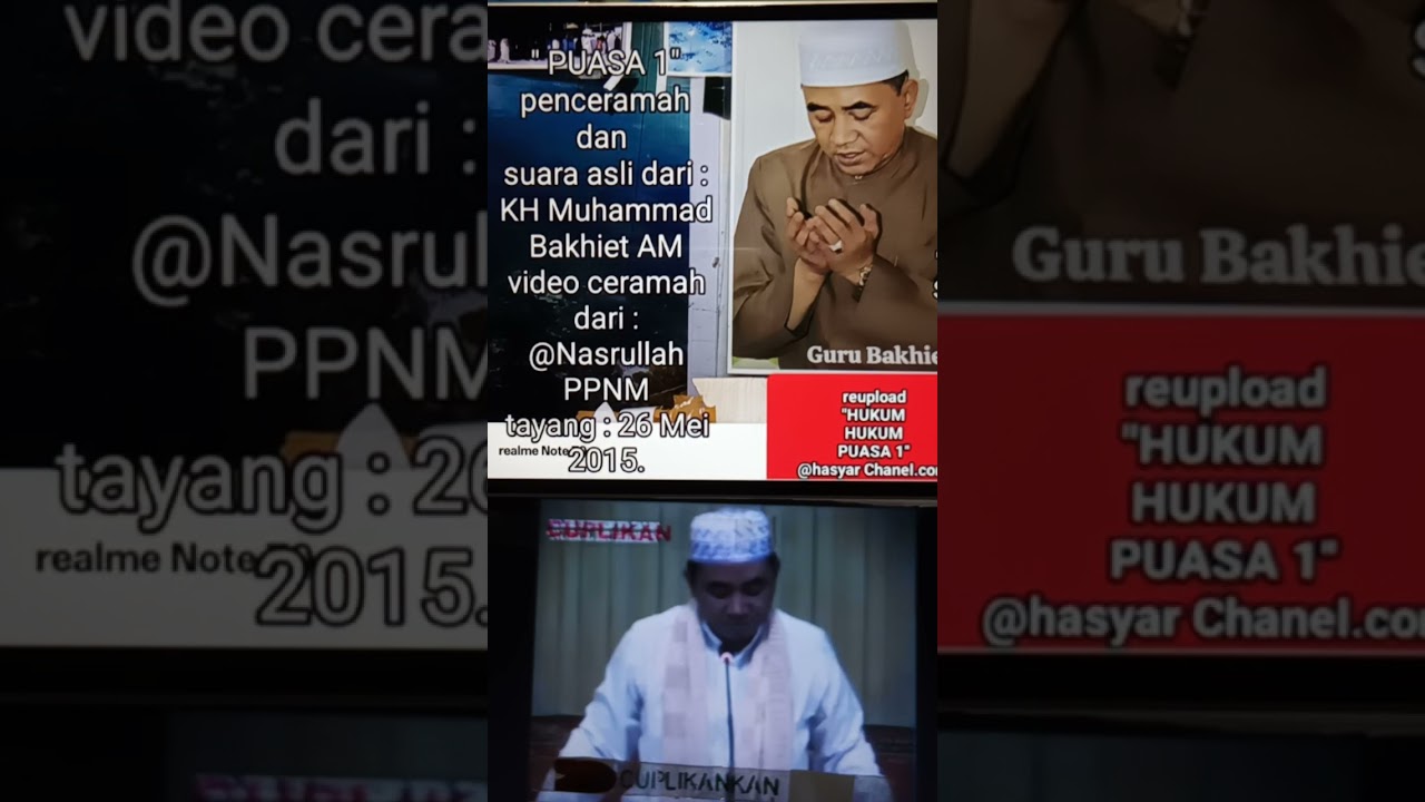 @HUKUM HUKUM PUASA BAGIAN 1 | KYai Haji Muhammad Bakhiet AM @hasyarchannel