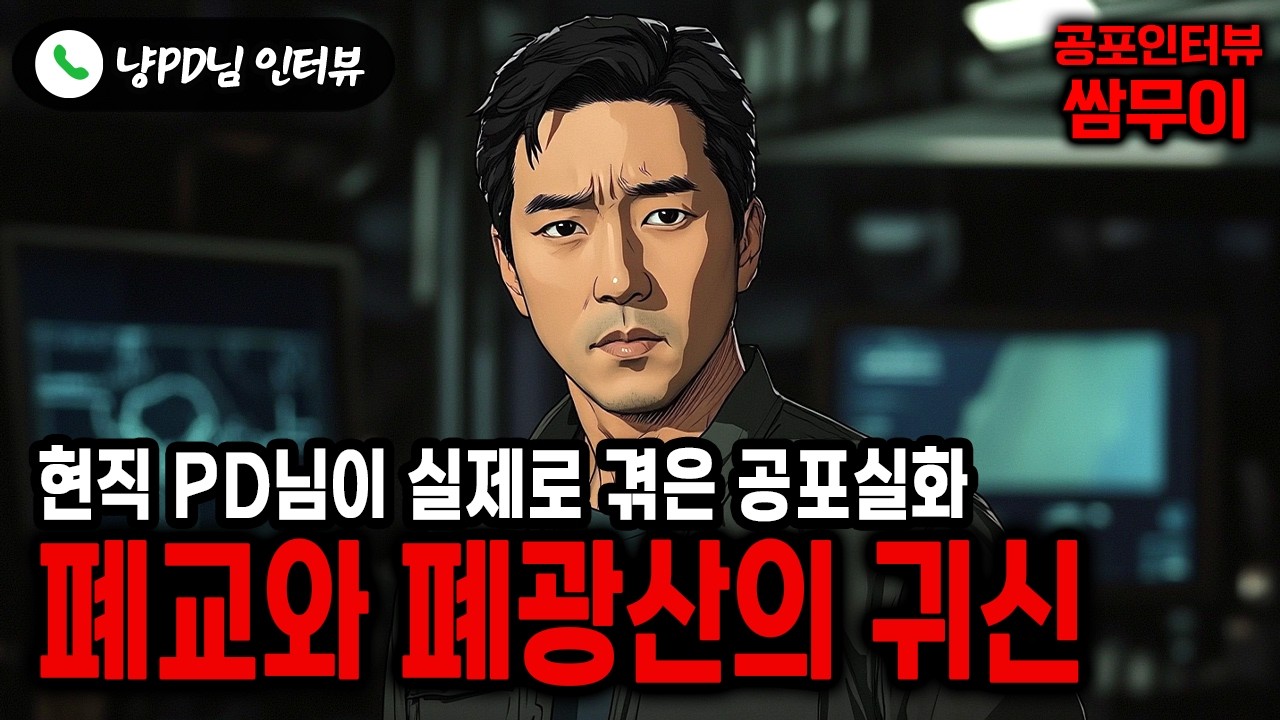 【실화 공포인터뷰】공포 프로그램 PD님의 실화, 폐교와 폐광산의 귀신ㅣ쌈무이 공포라디오ㅣ쌈더게스트 냥PD님ㅣ시참ㅣ무서운이야기ㅣ시청자참여
