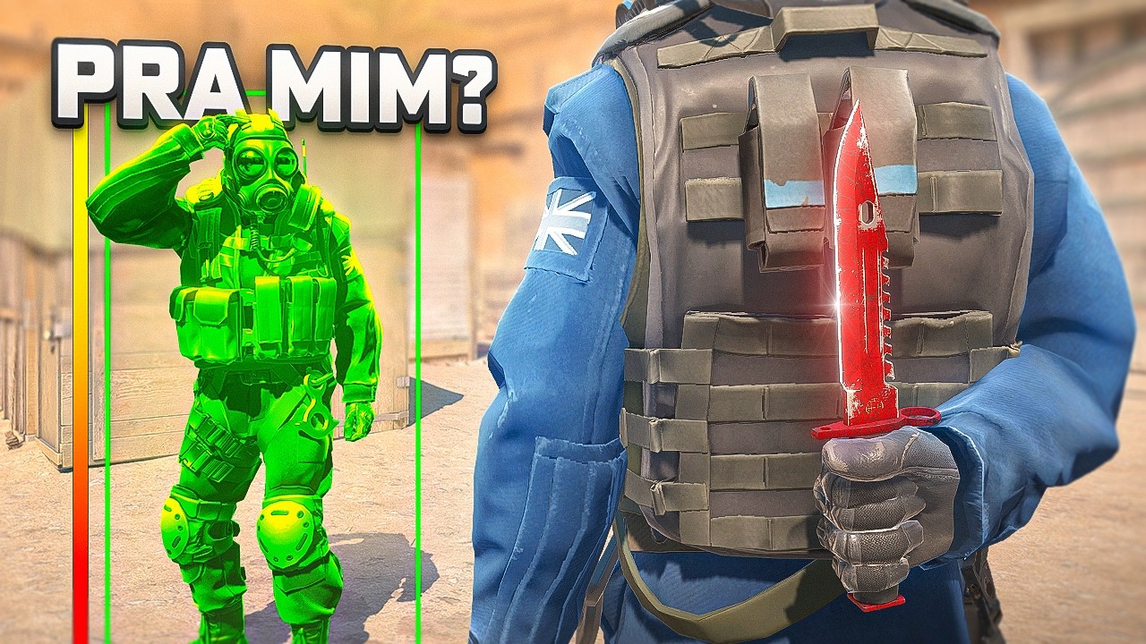 eu ia DAR UMA FACA para esse INSCRITO, mas DESCOBRI QUE ELE USAVA HACK (doando skins no CS 2 FREE)