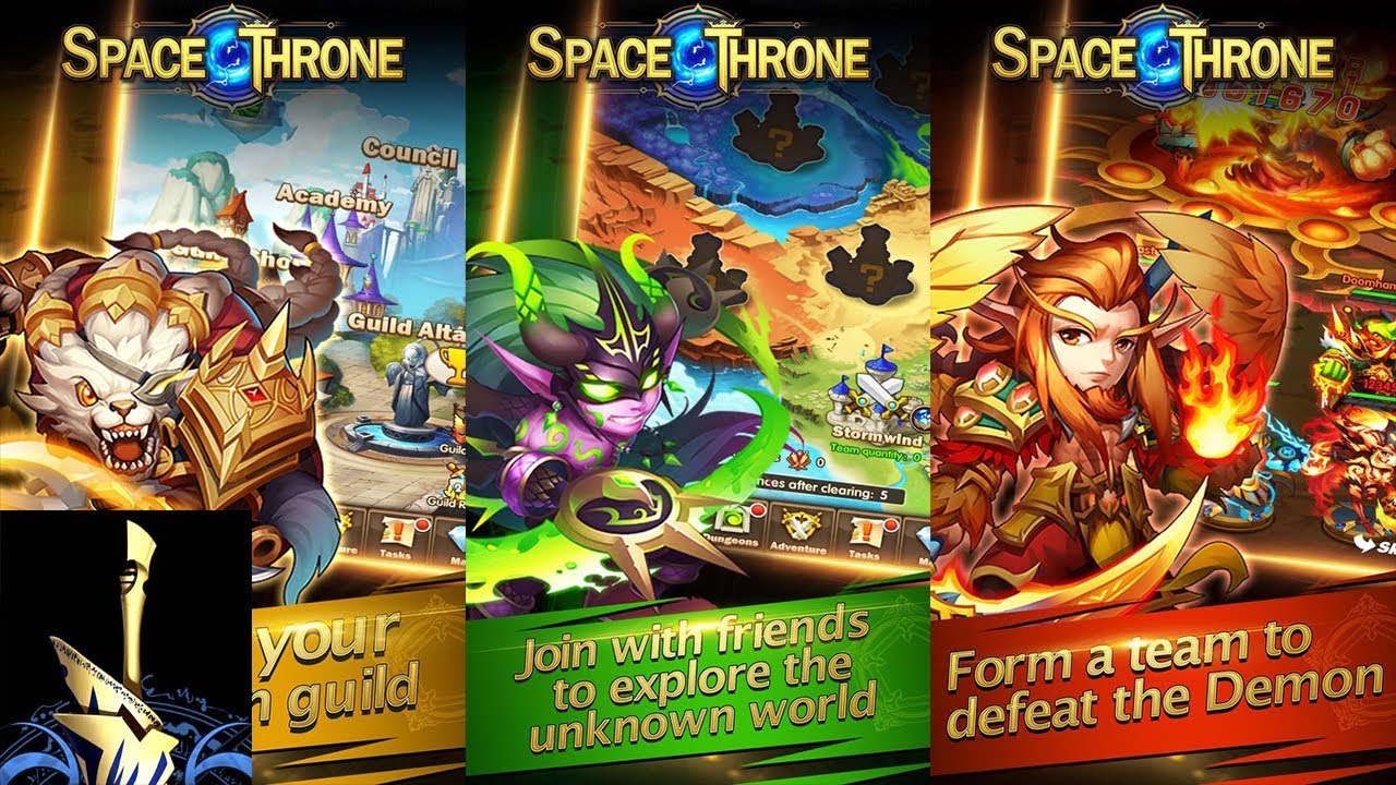 Space Throne Android / iOS Gameplay 1080p