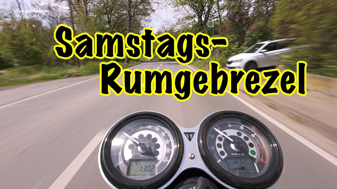 Triumph Speed Twin - Samstag-Mittag-Rumgebrezel 