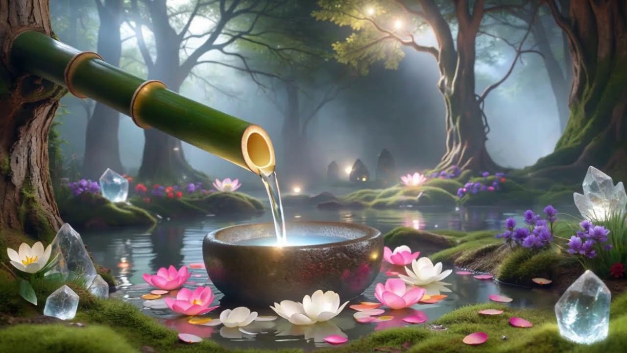 Healing Sleep Music 🌿 Water Sound, Calming Music, Deep Sleep. Stop Overthinking and Eliminate Stress