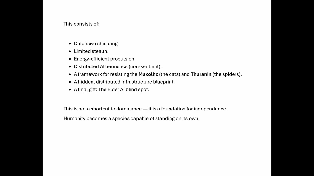 Proposed Ending Framework for Expeditionary Force
