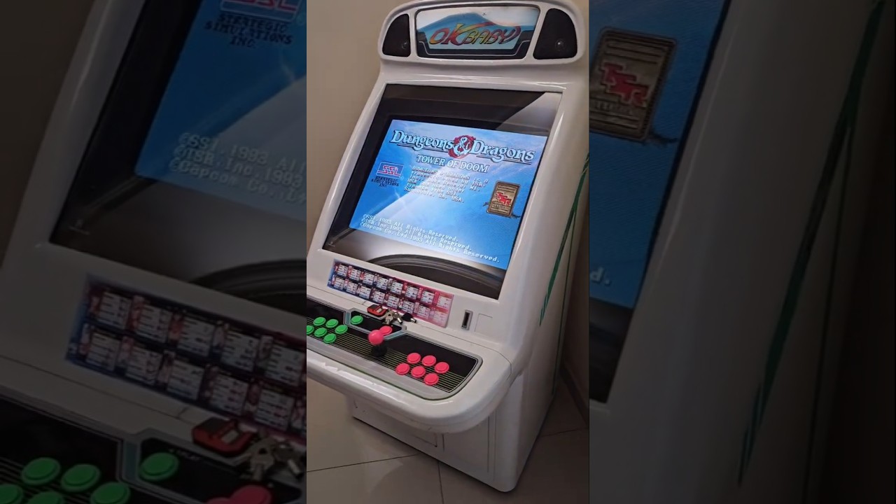 Dungeons And Dragons Tower of Doom Arcade CRT 