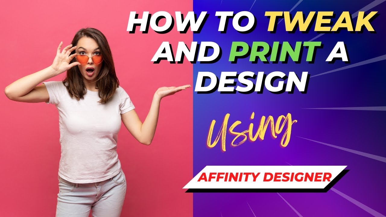 Как настроить и напечатать сублимационный дизайн с помощью Affinity Designer