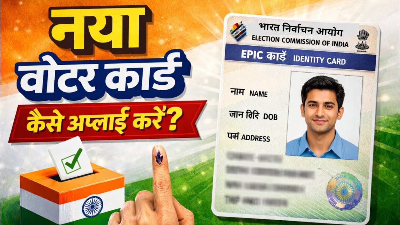 New Voter ID Card Apply Online 2026 | नया वोटर कार्ड कैसे बनाएं मोबाइल से | Voter ID Apply Process