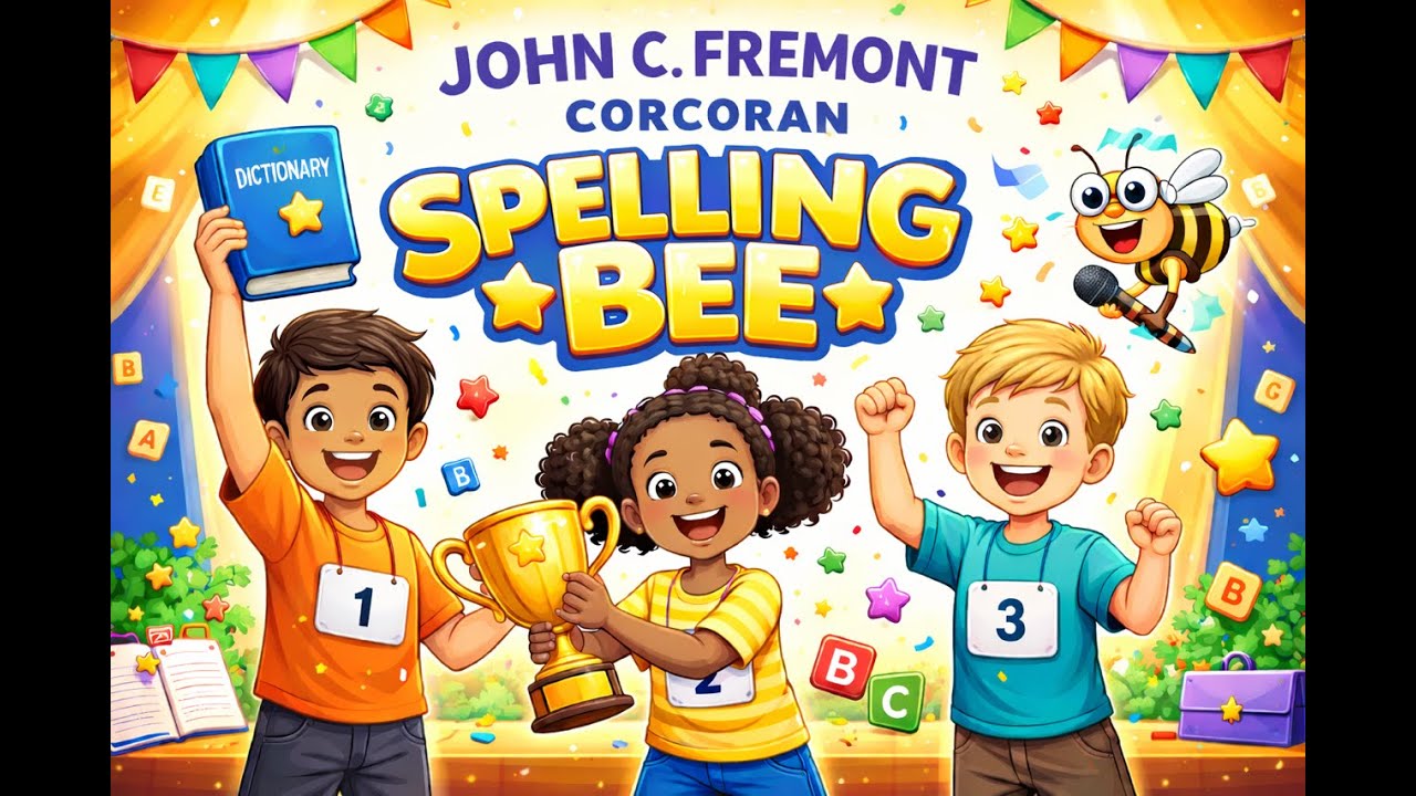 John C Fremont (Corcoran) Spelling Bee 3rd Grade (2025-2026) Day 2
