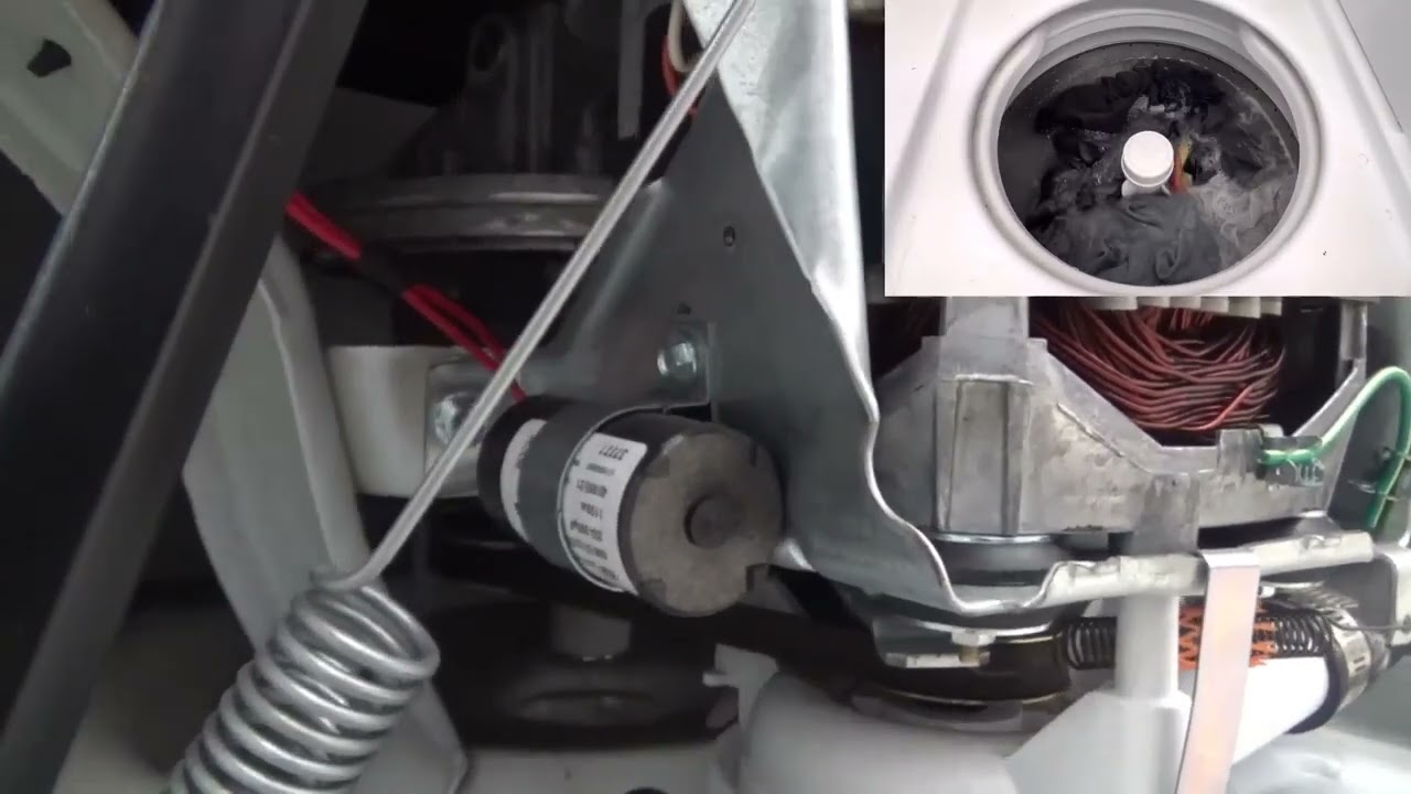 Huebsch HWNKC2SP116TW01 Top Load Commercial Washer Inner Mechanisim 