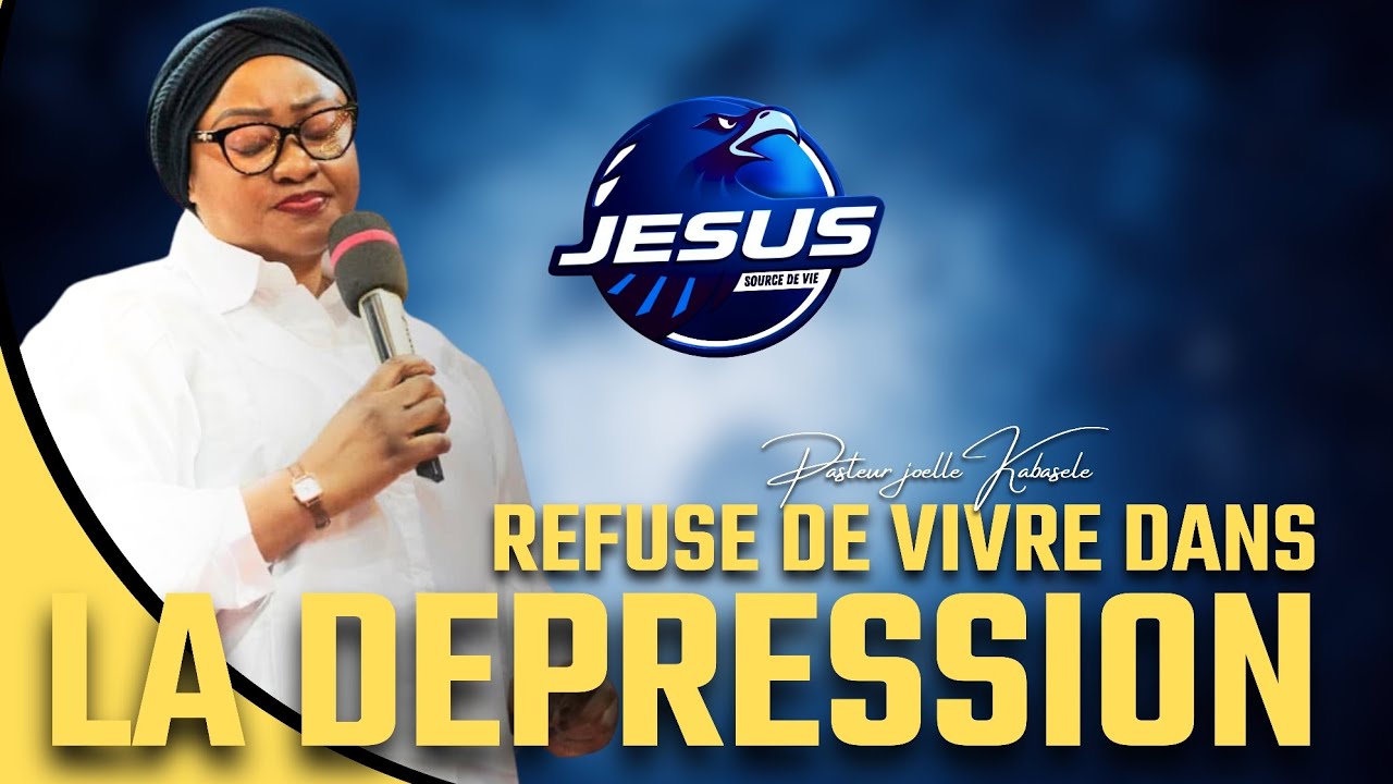 Pasteur joelle Kabasele: Refuse de vivre dans la depression