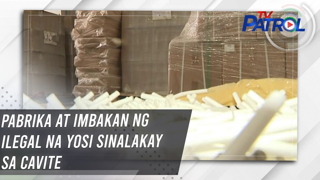 Pabrika at imbakan ng ilegal na yosi sinalakay sa Cavite | TV Patrol