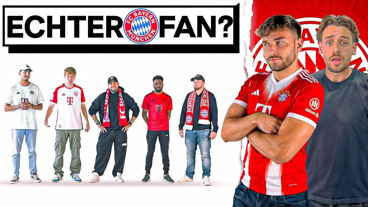 1 Bayern Fan vs. 4 Fake Fans | Wer ist der ECHTE?