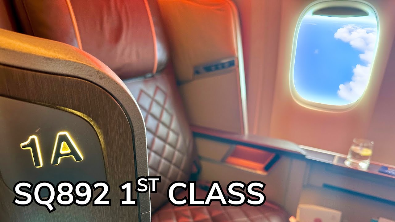 Обзор рейса SQ892 авиакомпании Singapore Airlines 🇸🇬 777-300ER, первый класс класса люкс, в Гонко...