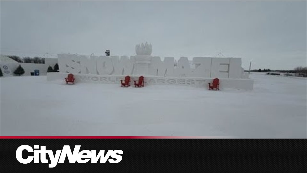 Largest snow maze officially opens for winter season