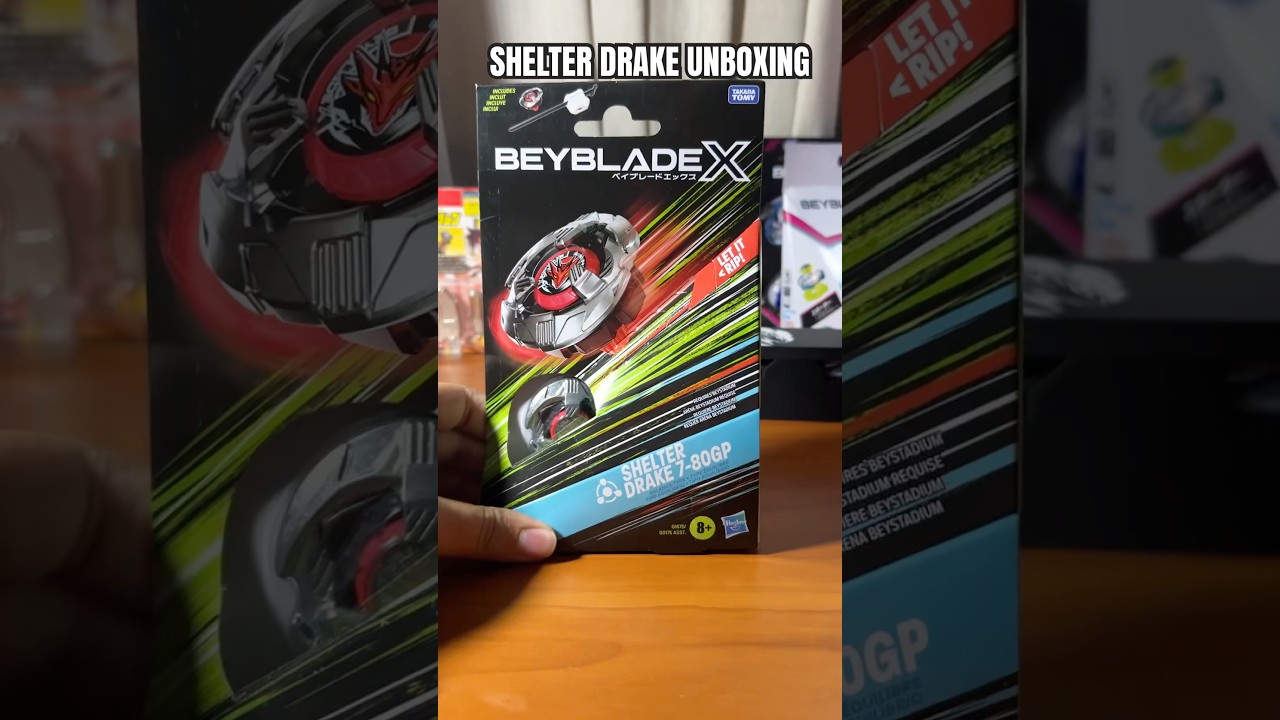 SHELTER DRAKE HASBRO BEYBLADE X UNBOXING #beyblade #beybladex