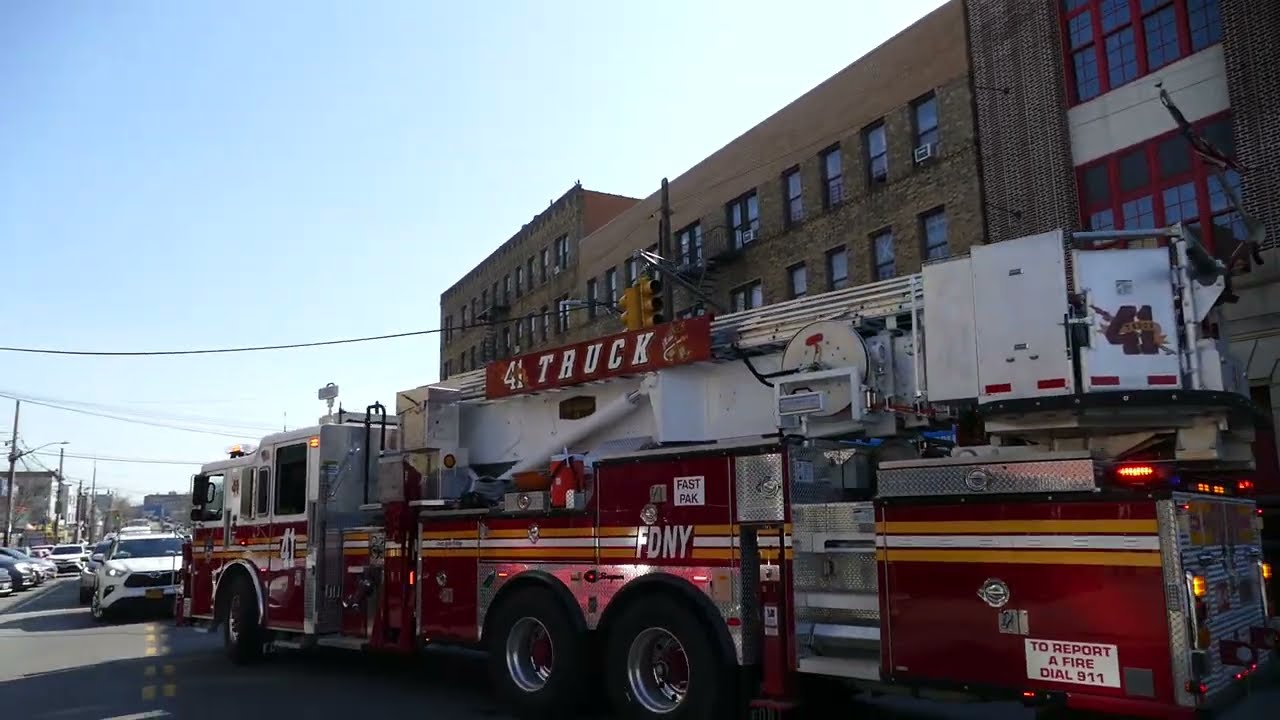 Brand new truck!  Full House run in Van Nest to Box 3077