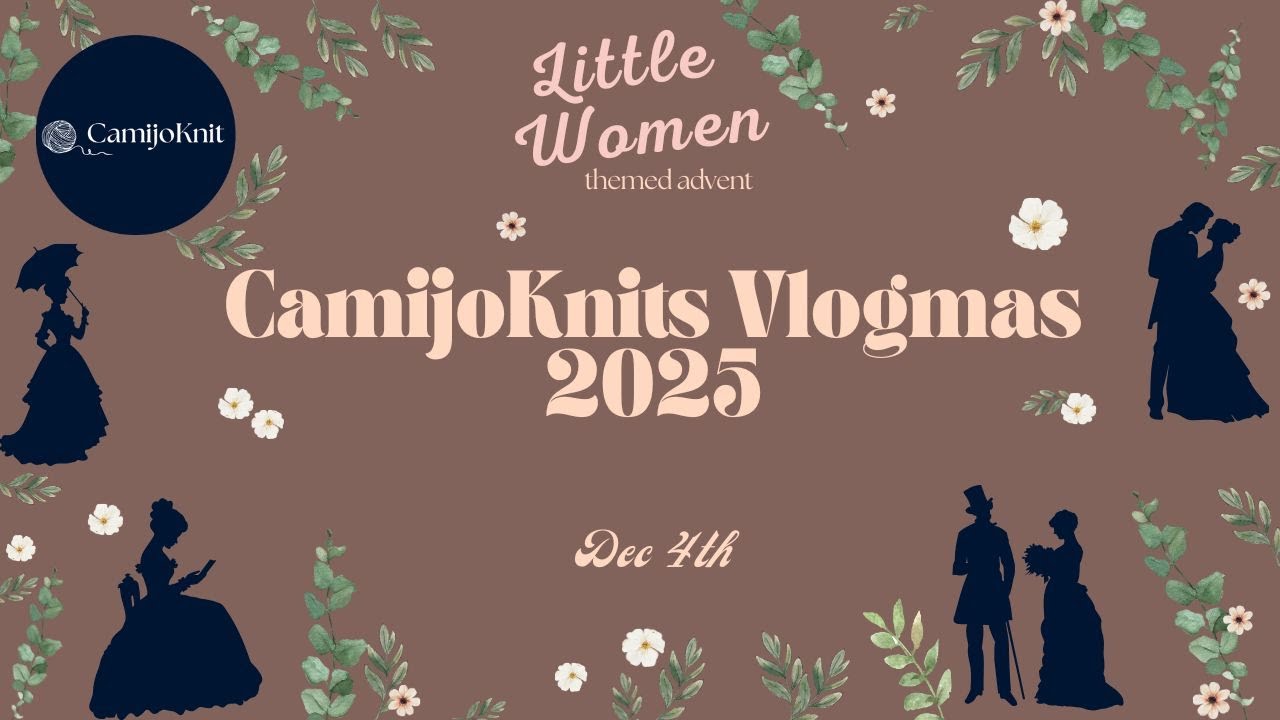 4 декабря: CamijoKnits Vlogmas. Провела со мной день дома, на работе и на вязальном вечере.