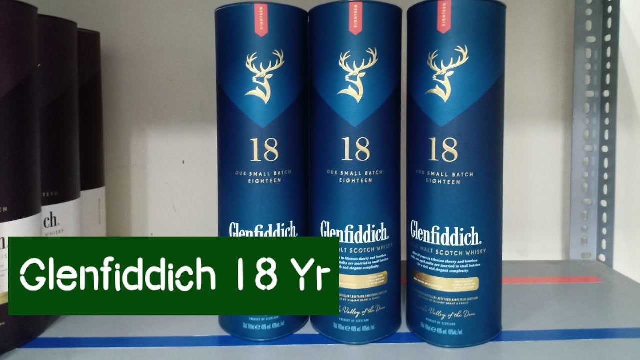 Whisky Glenfiddich 18 year new shape - Single Malt Scotch Whisky 2022