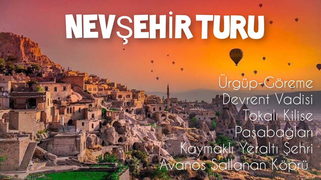 BİR PARÇA NEVŞEHİR TURU #nevşehir #ürgüp #göreme #tour #vlog