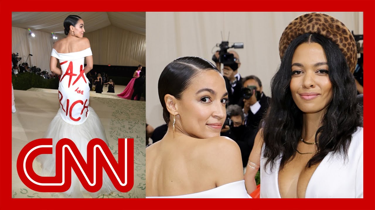 Alexandria Ocasio-Cortez's Met Gala dress designer responds to criticism