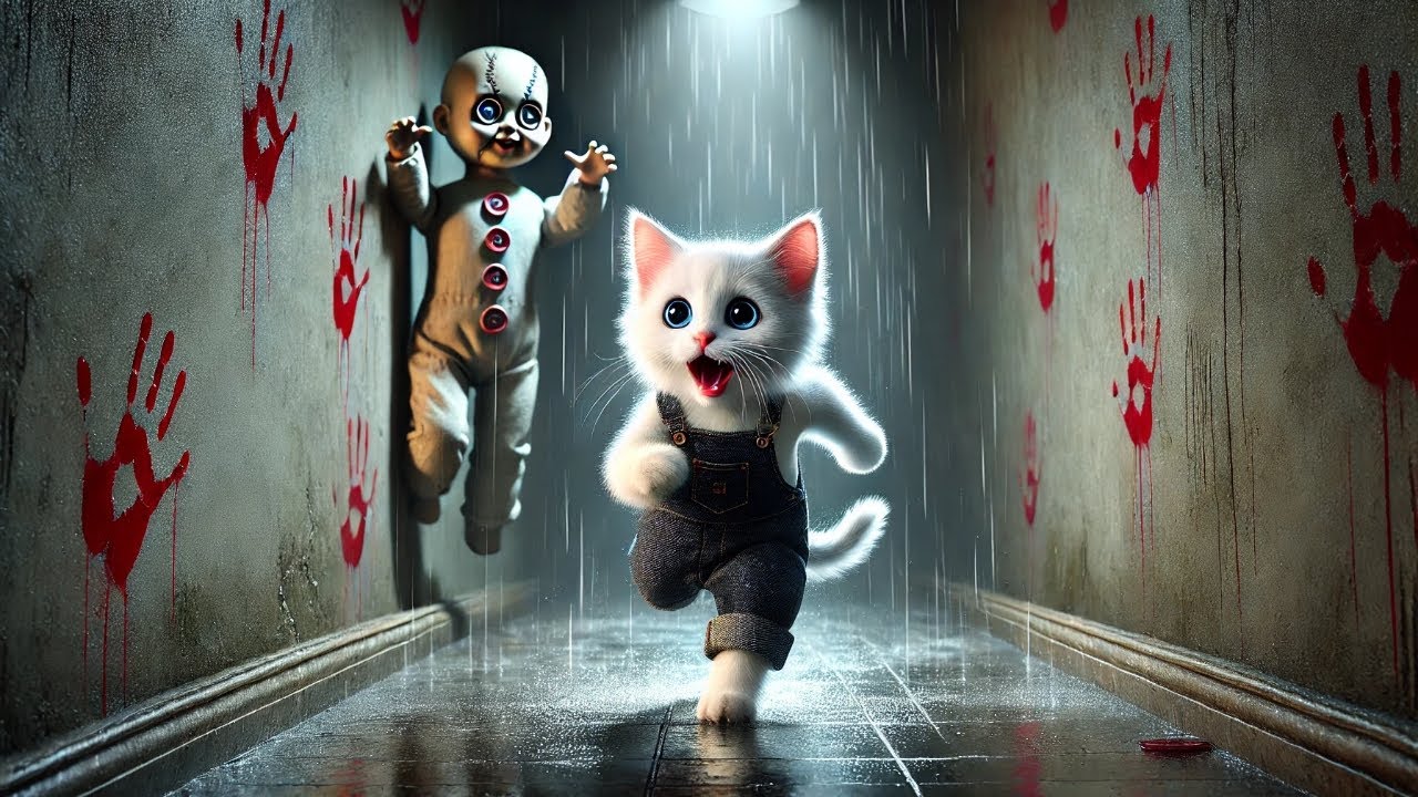 Kitten's Birthday Surprise Turns Into a Haunted Nightmare🔥|| cat story #virtualpet #cutepets