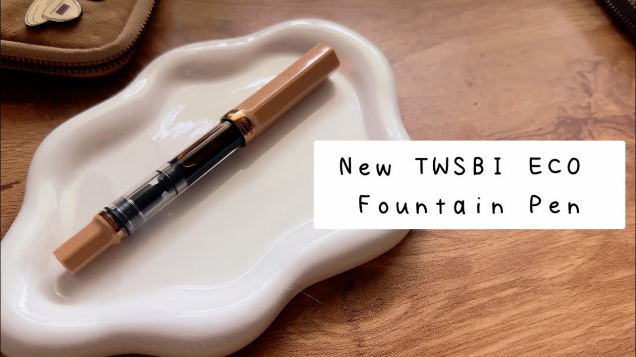 TWSBI ECO BROWN fountain pen | Unbox + Ink up!