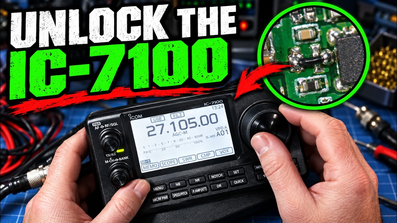 Icom IC-7100 Frequency Expansion